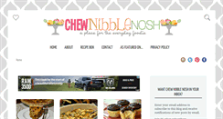 Desktop Screenshot of chewnibblenosh.com